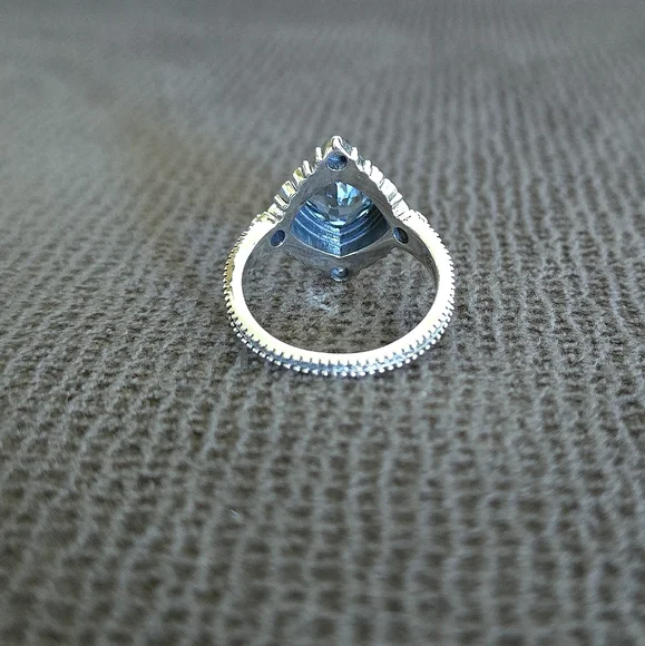 Shivam Blue🩵 Topaz Rhombus Ring💍 - NWT - Picture 5 of 16